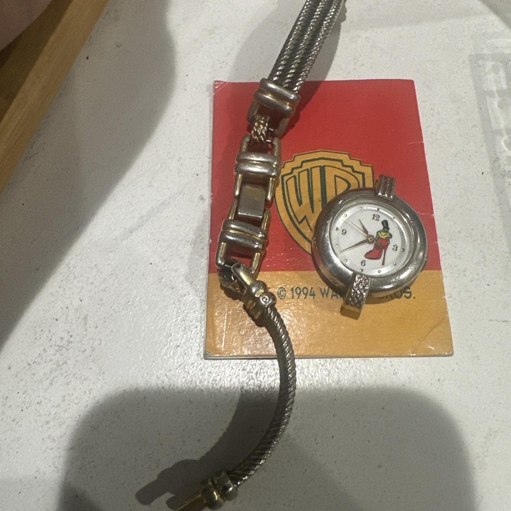 Vintage Michigan J Frog Warner Bros 24mm Ladies Watch Not Working For Repair